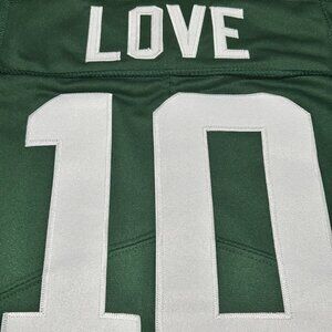 Men's Jordan Love #10 Green Bay Packers ON-FIELD Stitched Jersey Size Large